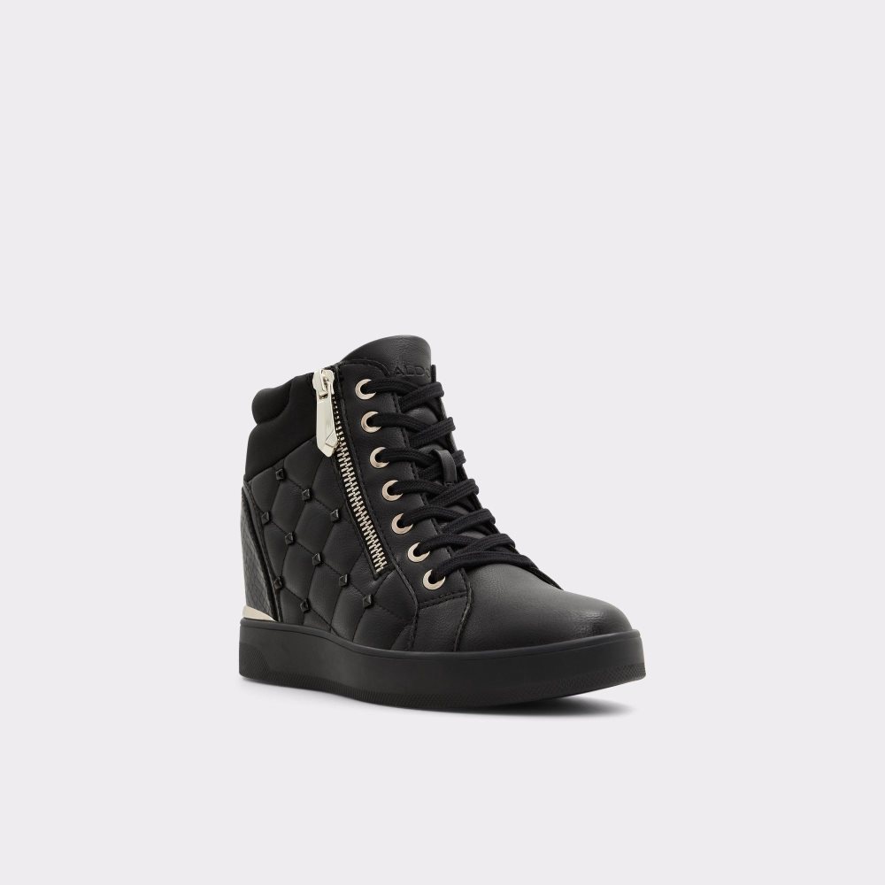 Aldo Ailannah High top sneaker - Wedge heel Spor Ayakkabı Kadın Siyah | BHPR05237