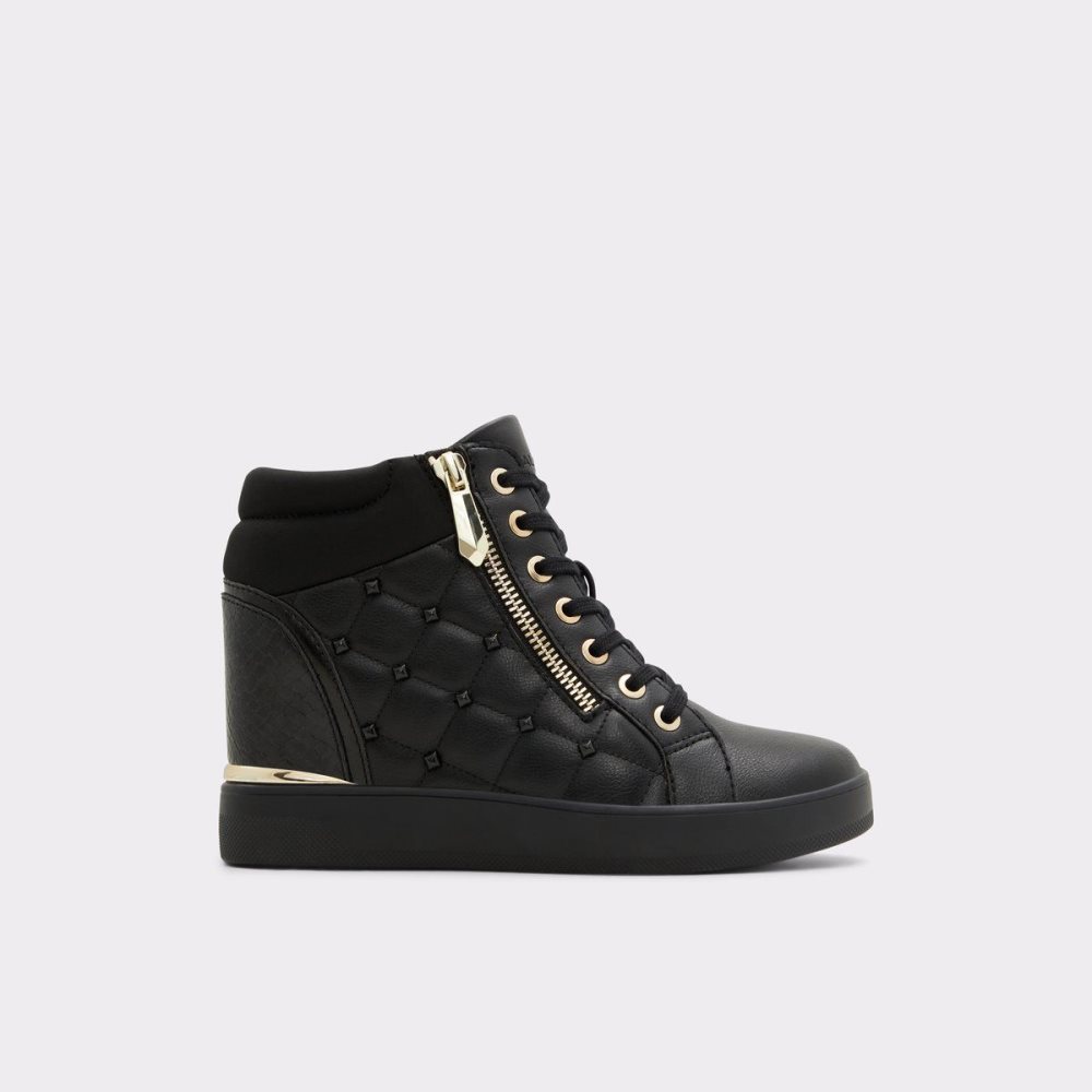 Aldo Ailannah High top sneaker - Wedge heel Spor Ayakkabı Kadın Siyah | BHPR05237