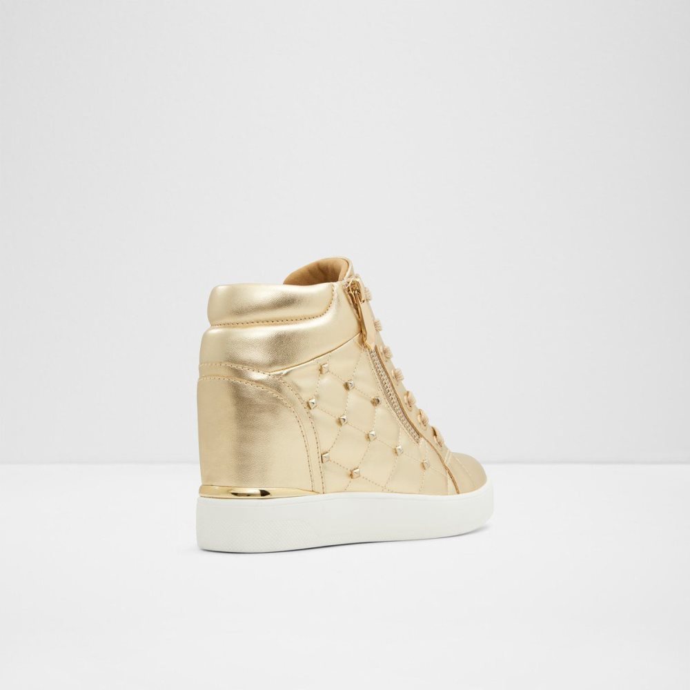 Aldo Ailannah High top sneaker - Wedge heel Spor Ayakkabı Kadın Altın | AHTJ53791