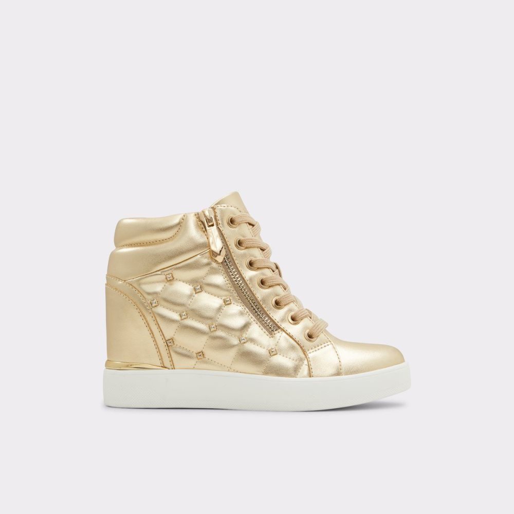 Aldo Ailannah High top sneaker - Wedge heel Spor Ayakkabı Kadın Altın | AHTJ53791