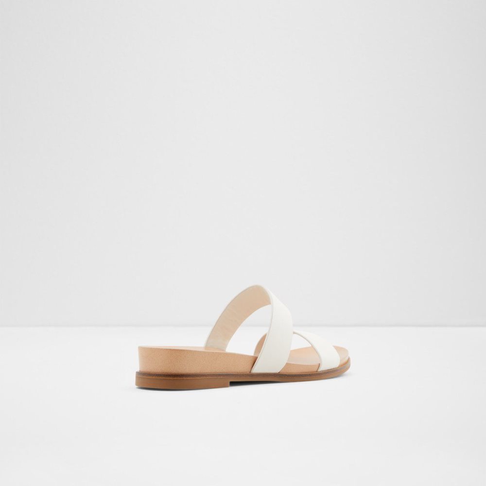 Aldo Aliawen Slide sandal Sandalet Kadın Beyaz | QOWL90728