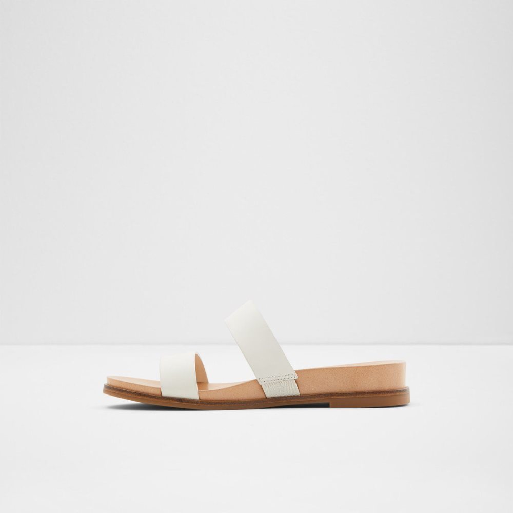 Aldo Aliawen Slide sandal Sandalet Kadın Beyaz | QOWL90728