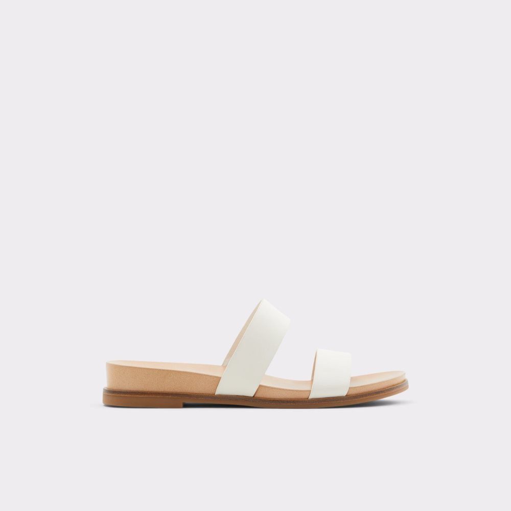 Aldo Aliawen Slide sandal Sandalet Kadın Beyaz | QOWL90728