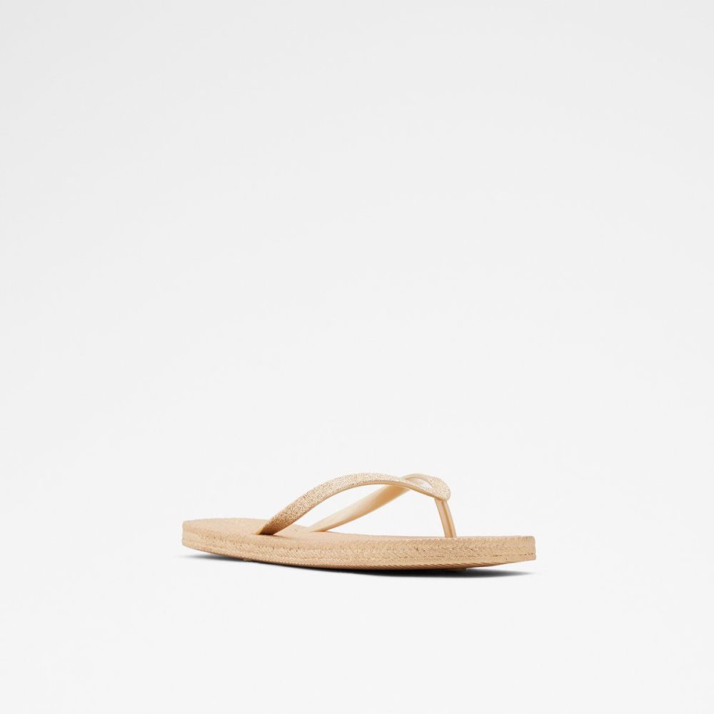 Aldo Aloomba Flat sandal Sandalet Kadın Altın | PWES36958