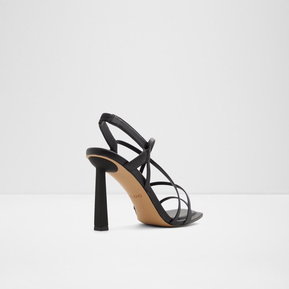 Aldo Amilia Strappy heeled sandal Perfect Pairings Kadın Siyah | ECVF43179