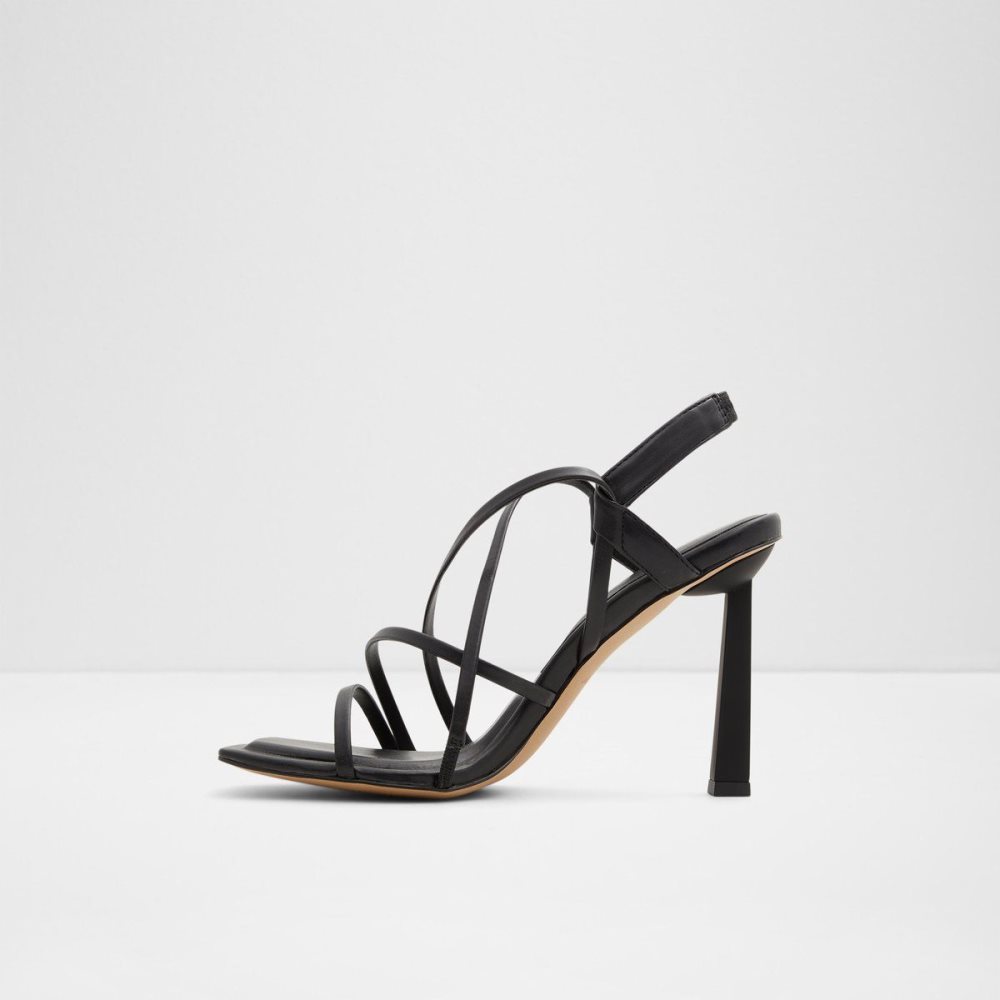 Aldo Amilia Strappy heeled sandal Perfect Pairings Kadın Siyah | ECVF43179