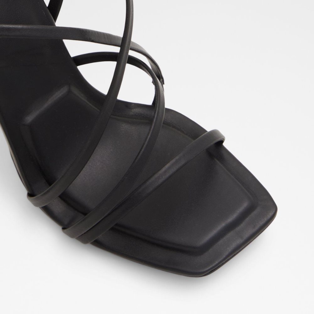 Aldo Amilia Strappy heeled sandal Perfect Pairings Kadın Siyah | ECVF43179