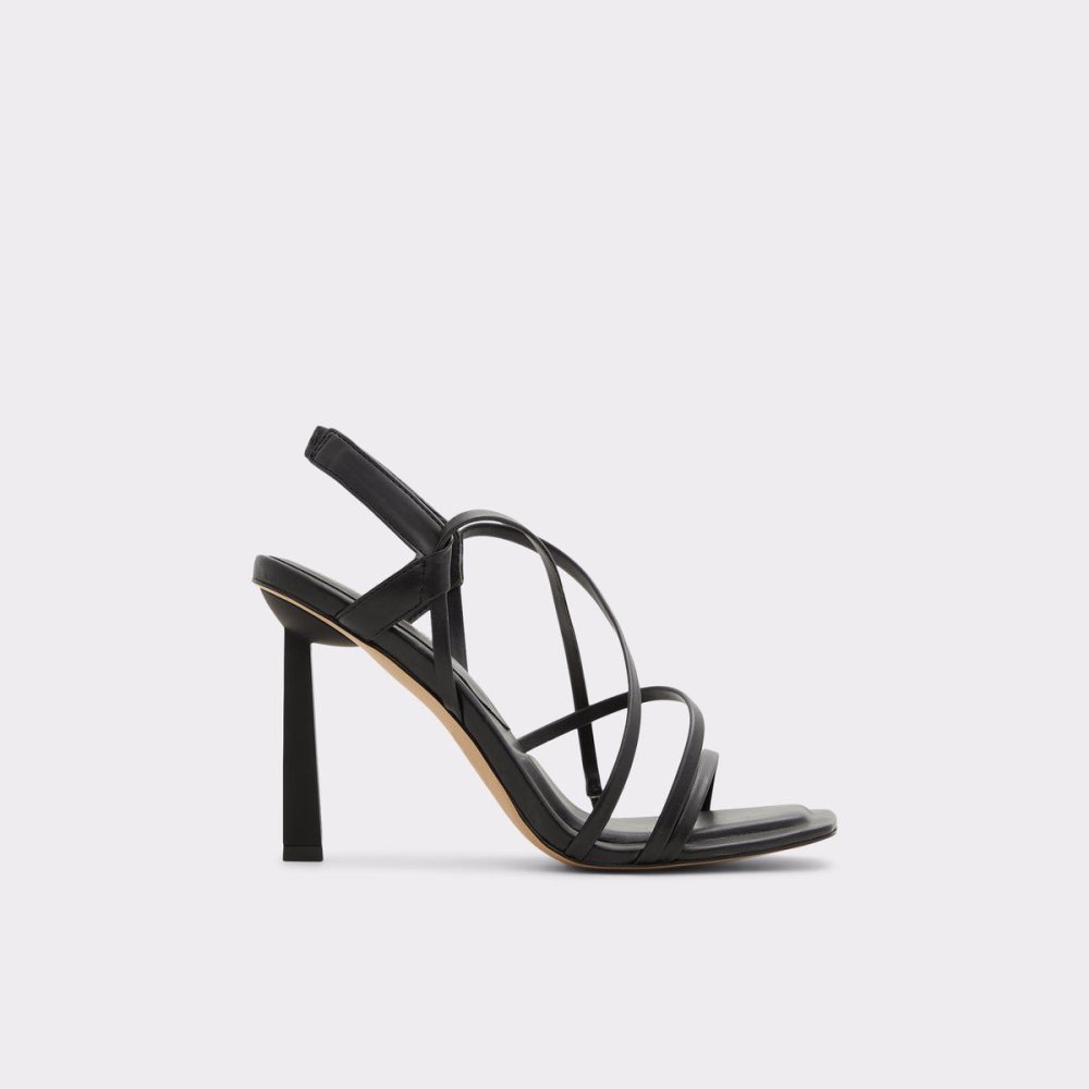 Aldo Amilia Strappy heeled sandal Perfect Pairings Kadın Siyah | ECVF43179