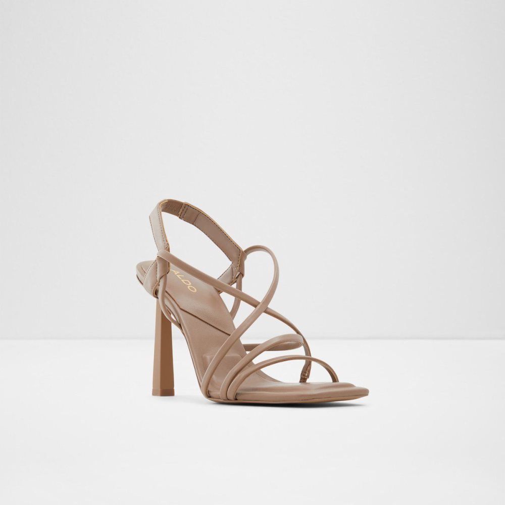 Aldo Amilia Strappy heeled sandal Sandalet Kadın Gri | OWSK32045