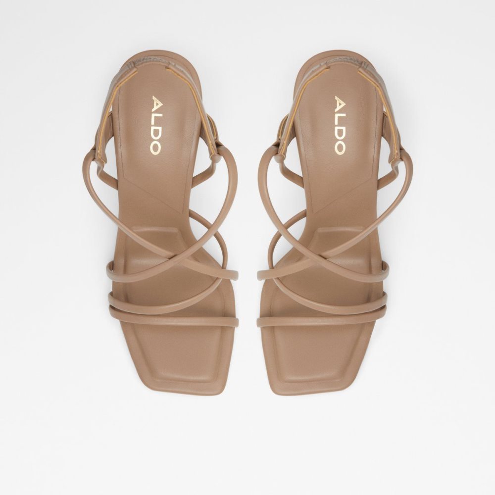 Aldo Amilia Strappy heeled sandal Sandalet Kadın Gri | OWSK32045