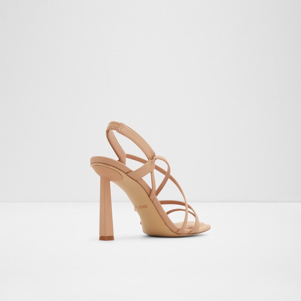 Aldo Amilia Strappy heeled sandal Sandalet Kadın Bej Rengi | HMFS83425