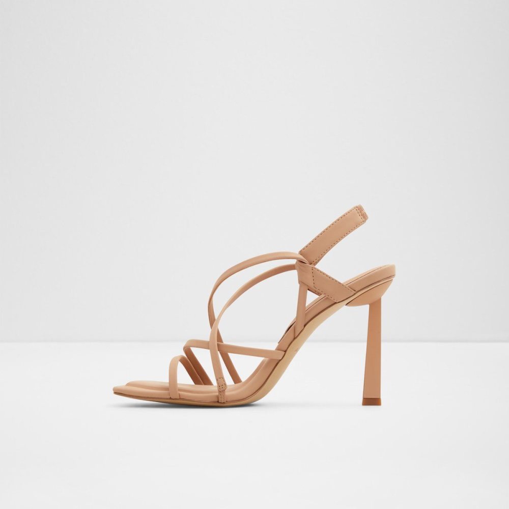 Aldo Amilia Strappy heeled sandal Sandalet Kadın Bej Rengi | HMFS83425