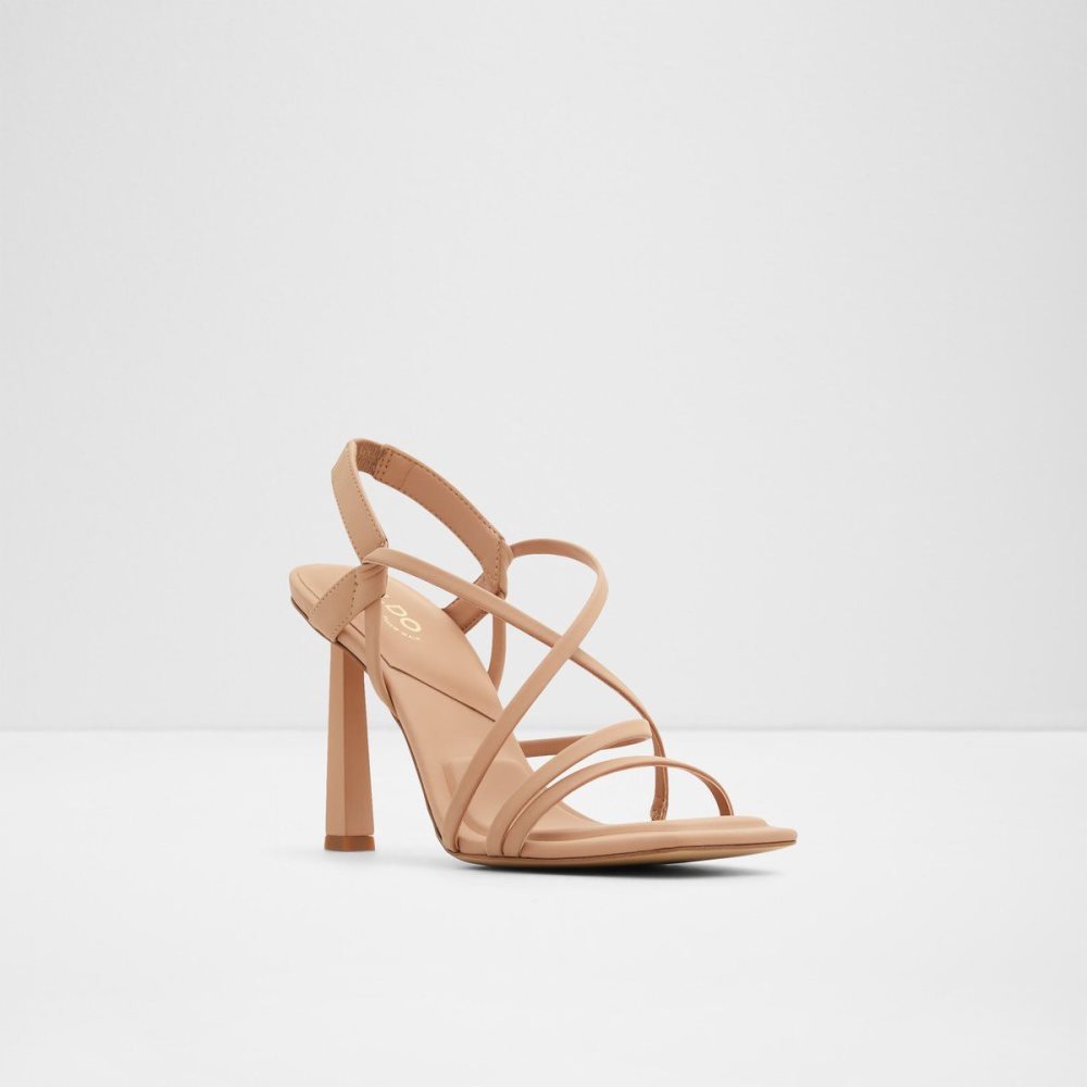 Aldo Amilia Strappy heeled sandal Sandalet Kadın Bej Rengi | HMFS83425