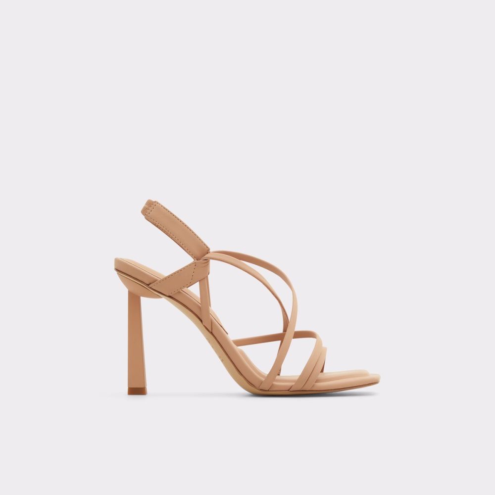 Aldo Amilia Strappy heeled sandal Sandalet Kadın Bej Rengi | HMFS83425