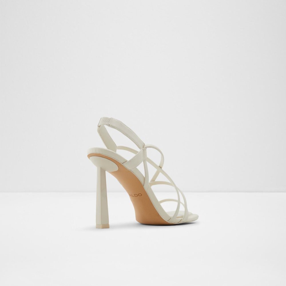 Aldo Amilia Strappy high heel sandal Sandalet Kadın Beyaz | VZSJ04987