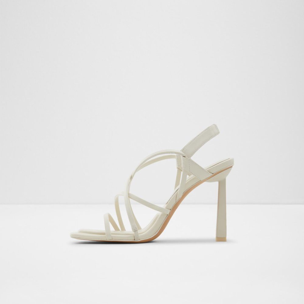 Aldo Amilia Strappy high heel sandal Sandalet Kadın Beyaz | VZSJ04987