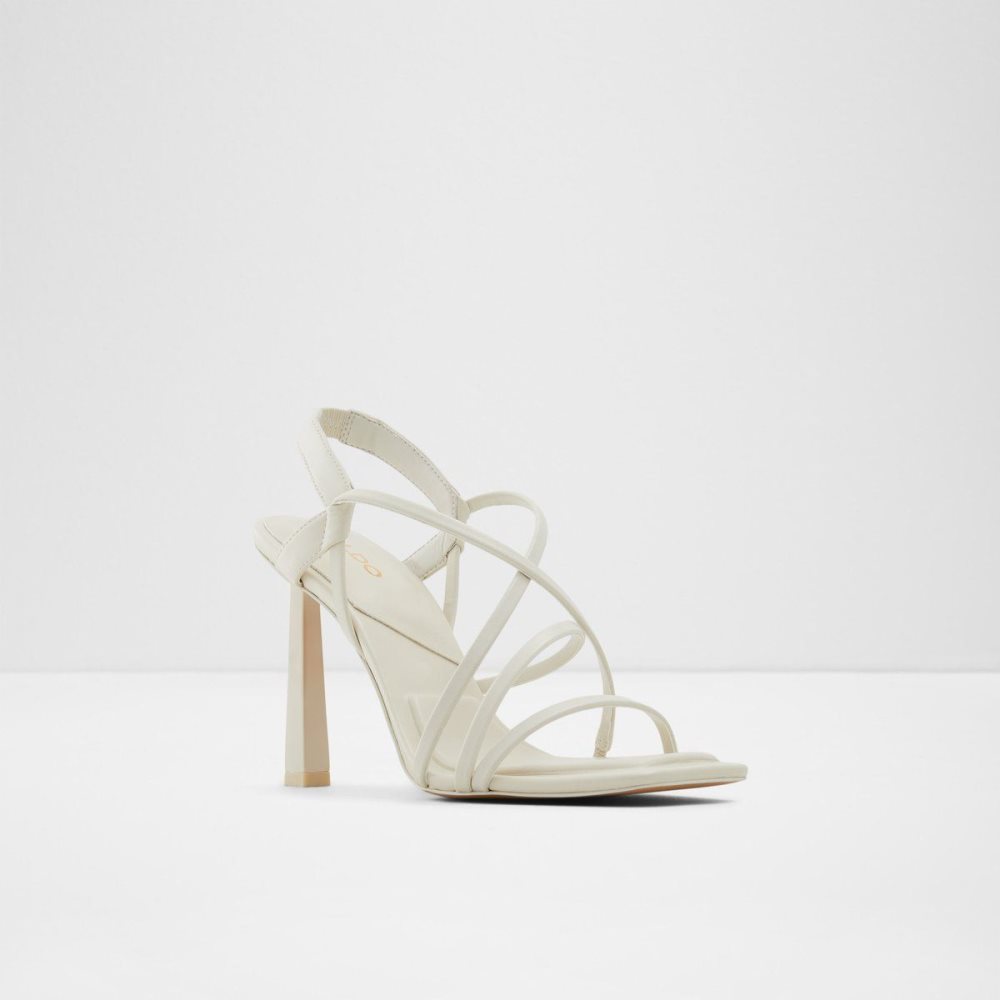 Aldo Amilia Strappy high heel sandal Sandalet Kadın Beyaz | VZSJ04987