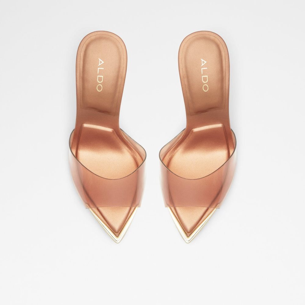 Aldo Annabrilden High heel sandal - Stiletto heel Topuklu Ayakkabılar Kadın Koyu Bej Rengi | RDJS47395