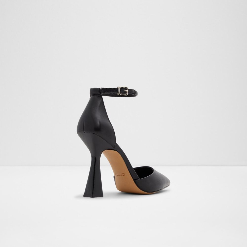 Aldo Ardcarn Strappy heeled shoe Blok Topuklu Ayakkabı Kadın Siyah | HIVQ38756