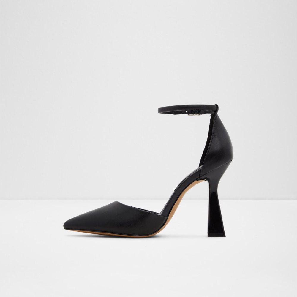 Aldo Ardcarn Strappy heeled shoe Blok Topuklu Ayakkabı Kadın Siyah | HIVQ38756