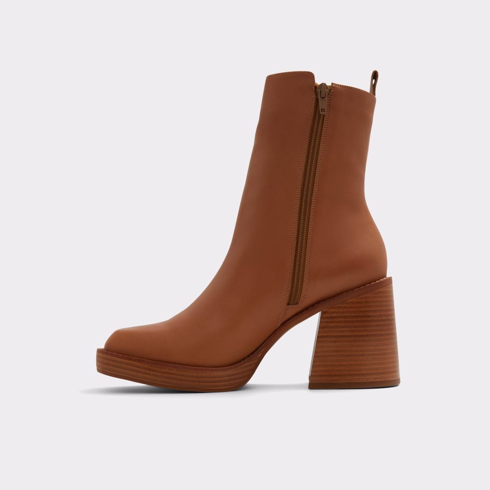 Aldo Benrubin Ankle boot - Block heel Kısa Bot Kadın Kahverengi | HOMA69430