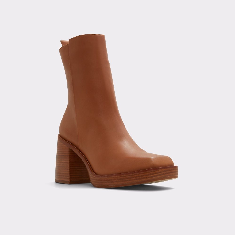 Aldo Benrubin Ankle boot - Block heel Kısa Bot Kadın Kahverengi | HOMA69430