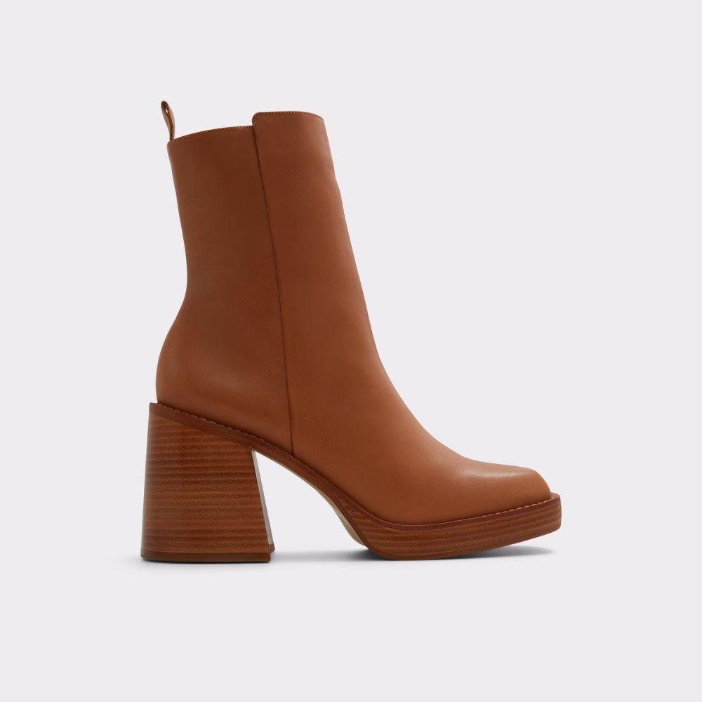 Aldo Benrubin Ankle boot - Block heel Kısa Bot Kadın Kahverengi | HOMA69430