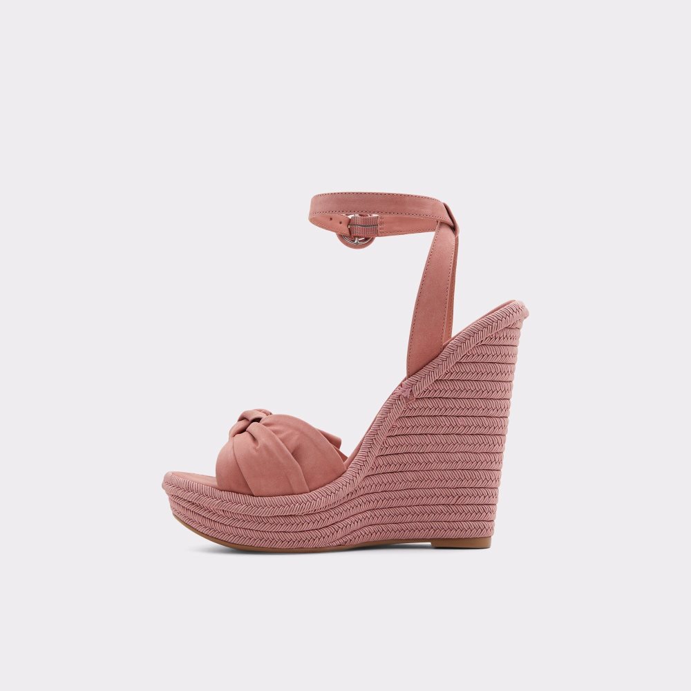 Aldo Besch Wedge sandal - Wedge heel Sandalet Kadın Açık Pembe | QTAM93726