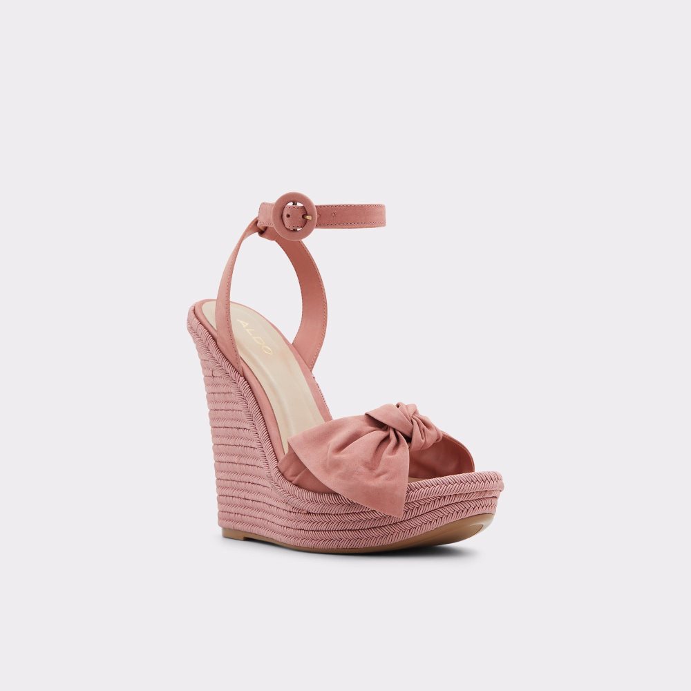 Aldo Besch Wedge sandal - Wedge heel Sandalet Kadın Açık Pembe | QTAM93726