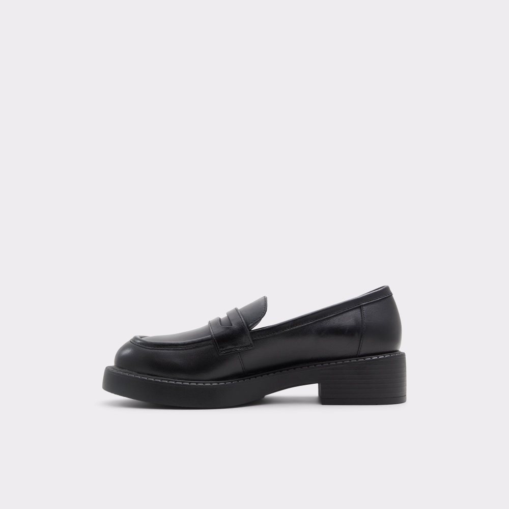 Aldo Bigplan Loafer - Lug sole Makosen Kadın Siyah | WEKH72094