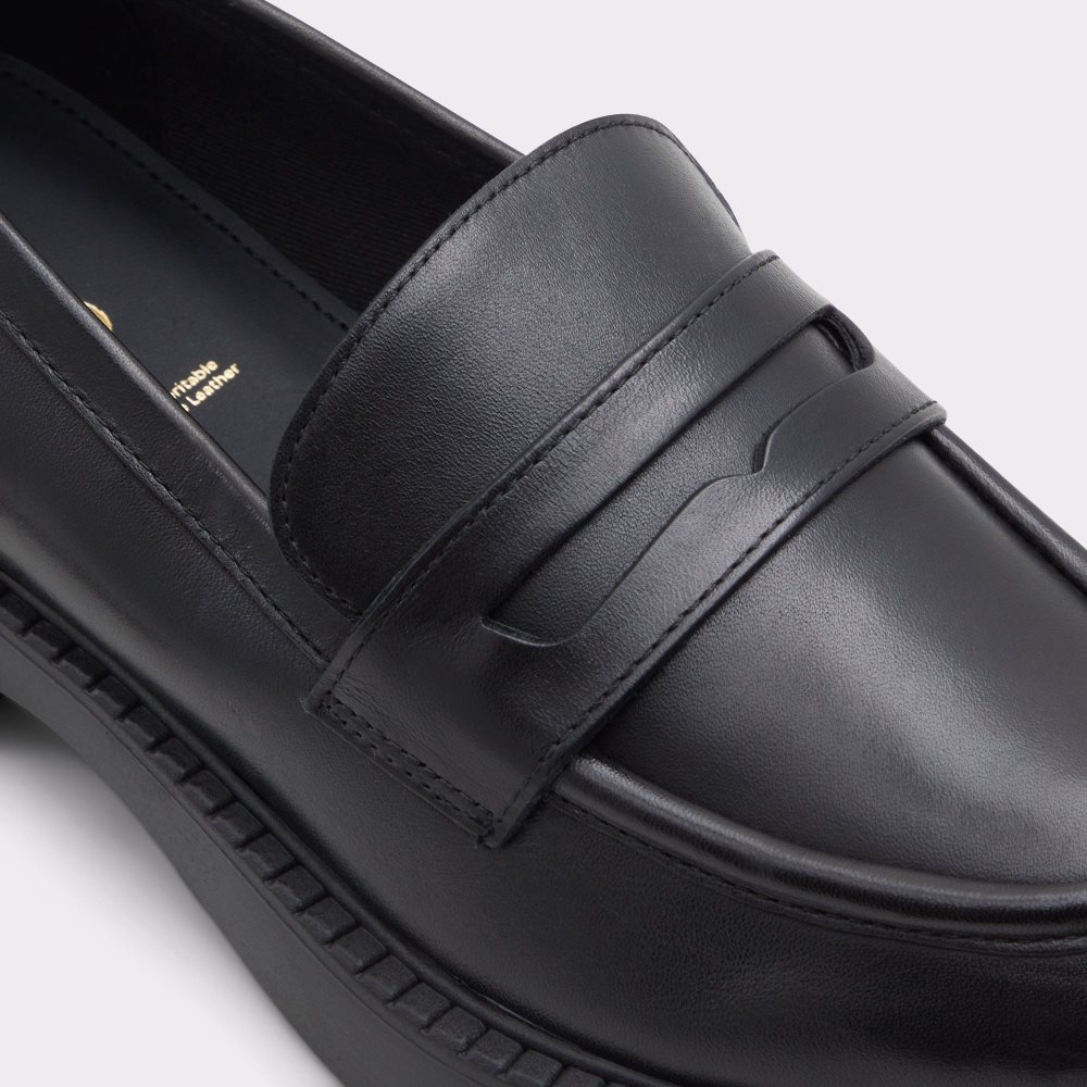 Aldo Bigplan Loafer - Lug sole Makosen Kadın Siyah | WEKH72094