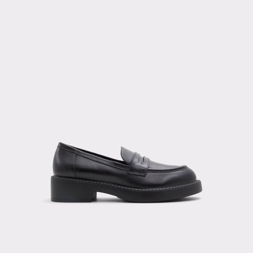 Aldo Bigplan Loafer - Lug sole Makosen Kadın Siyah | WEKH72094