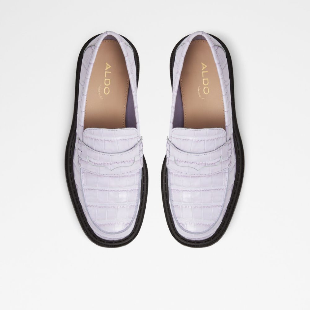 Aldo Bigstrut Loafer - Lug sole Makosen Kadın Mor | YLRP31657