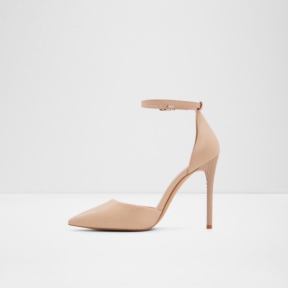 Aldo Blige Ankle strap heeled shoe - Stiletto heel Topuklu Ayakkabılar Kadın Bej Rengi | MOVX10627