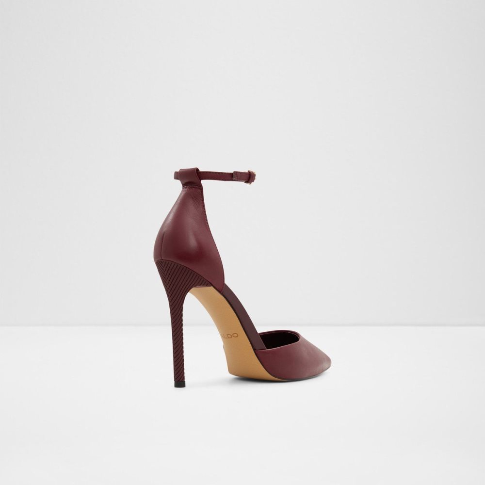 Aldo Blige Ankle strap heeled shoe - Stiletto heel Perfect Pairings Kadın Bordo | SWEH05397