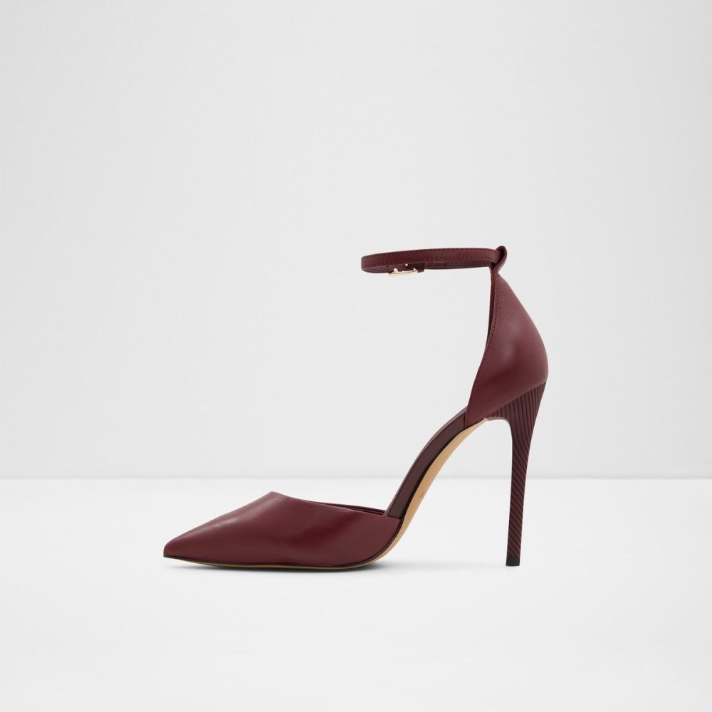 Aldo Blige Ankle strap heeled shoe - Stiletto heel Perfect Pairings Kadın Bordo | SWEH05397