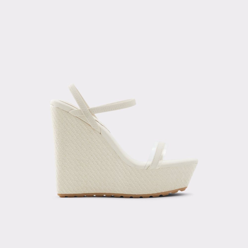 Aldo Bodish Wedge sandal - Wedge heel Sandalet Kadın Beyaz | OHZE42967