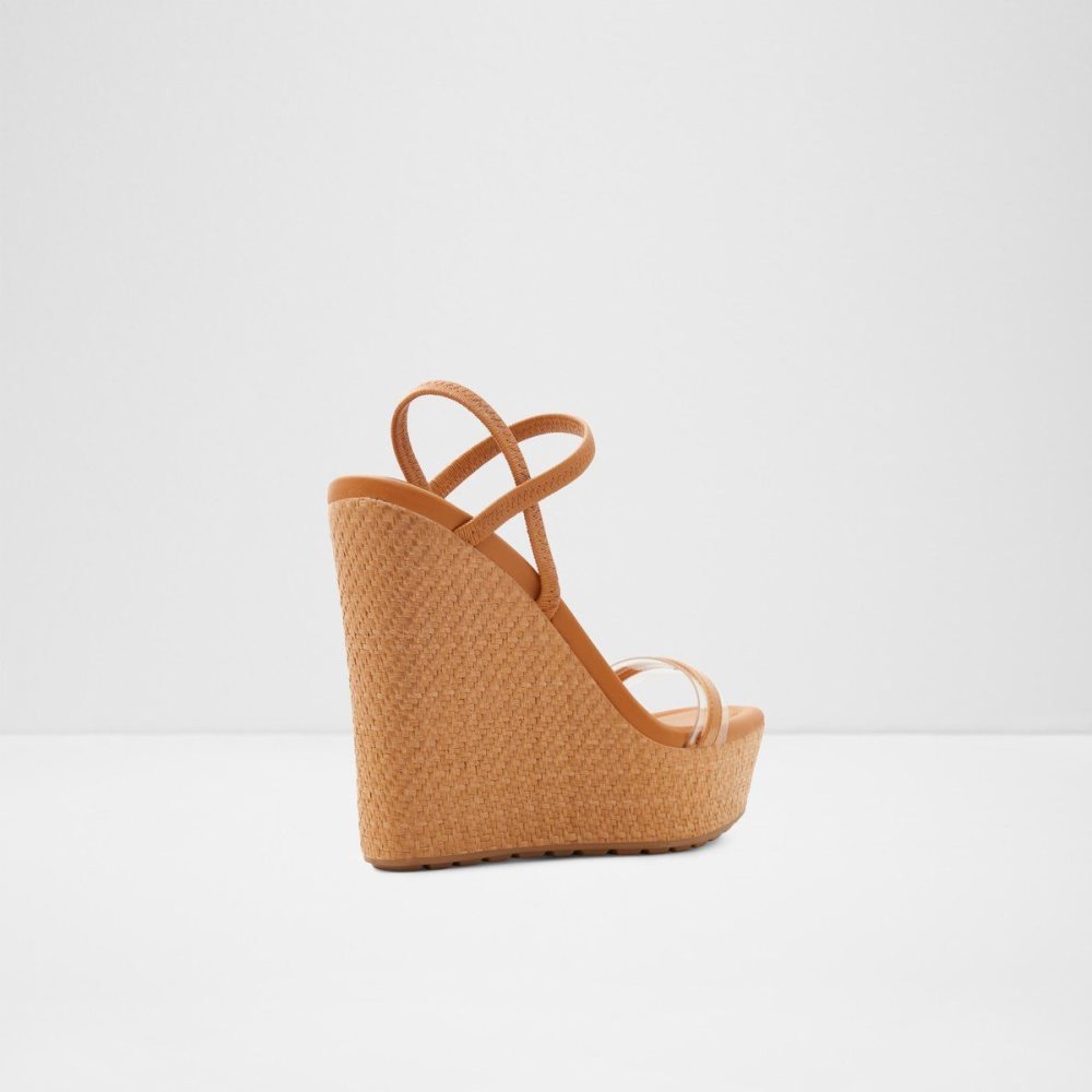 Aldo Bodish Wedge sandal - Wedge heel Sandalet Kadın Koyu Bej Rengi | OMNU76302