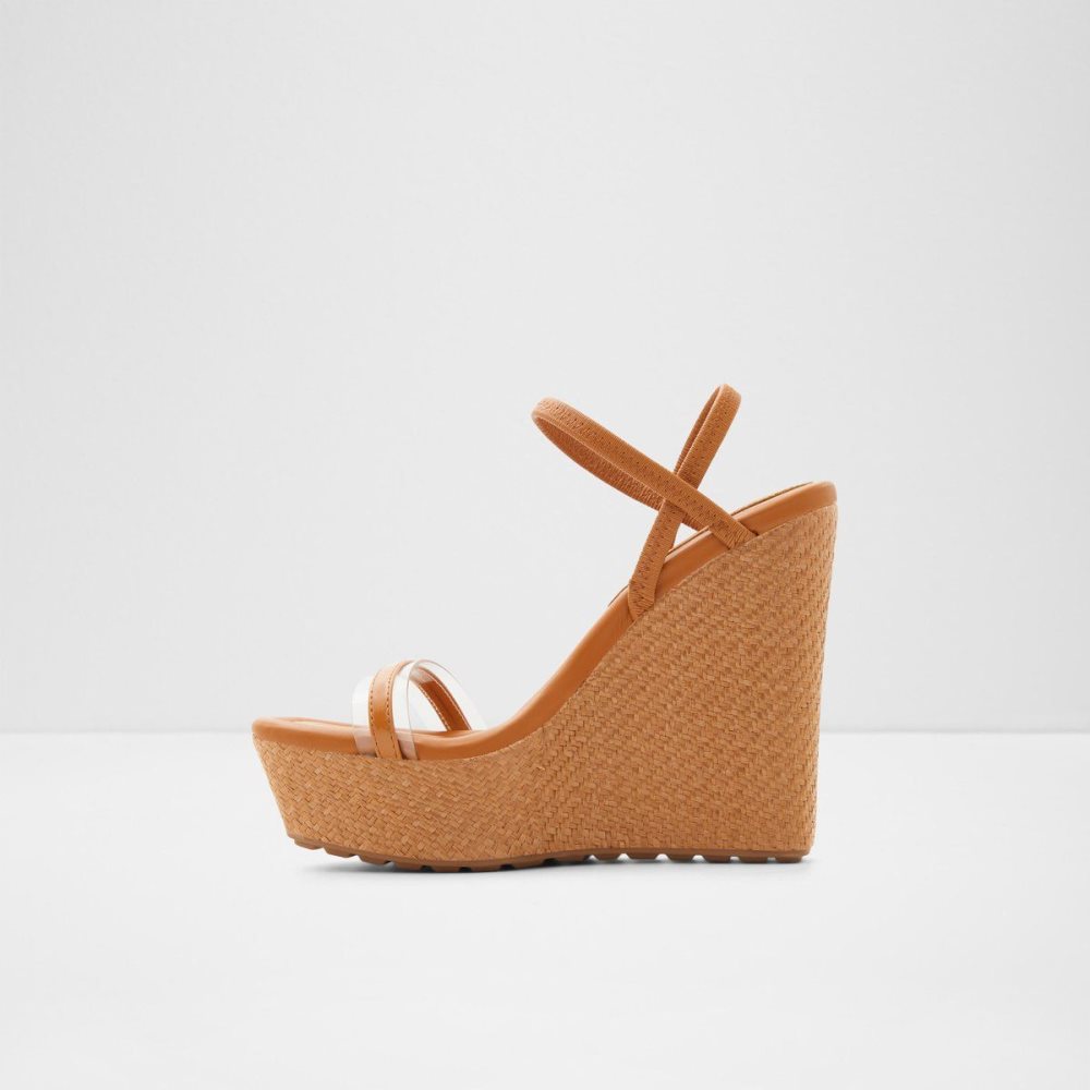 Aldo Bodish Wedge sandal - Wedge heel Sandalet Kadın Koyu Bej Rengi | OMNU76302