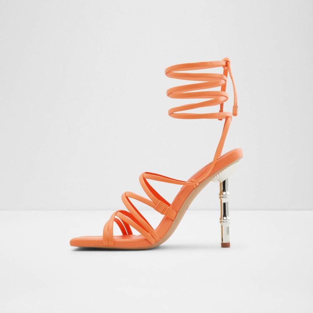 Aldo Bodisse Strappy heeled sandal - Stiletto heel Topuklu Ayakkabılar Kadın Açık Turuncu | SHBR03841