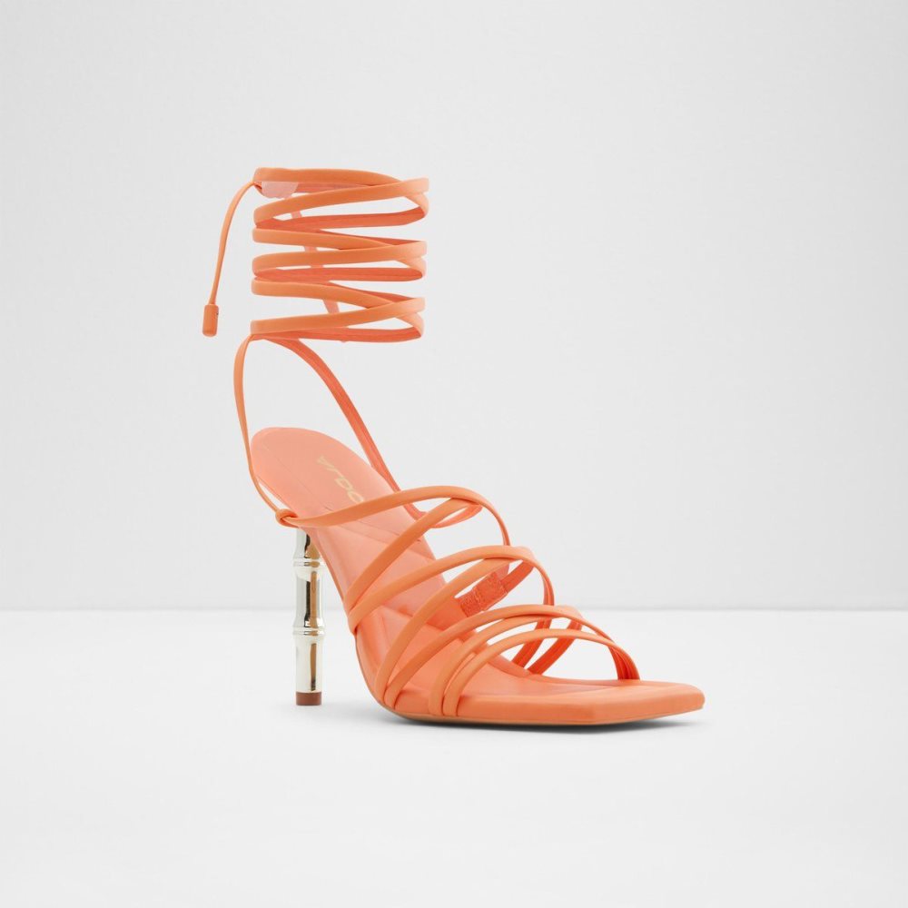 Aldo Bodisse Strappy heeled sandal - Stiletto heel Topuklu Ayakkabılar Kadın Açık Turuncu | SHBR03841