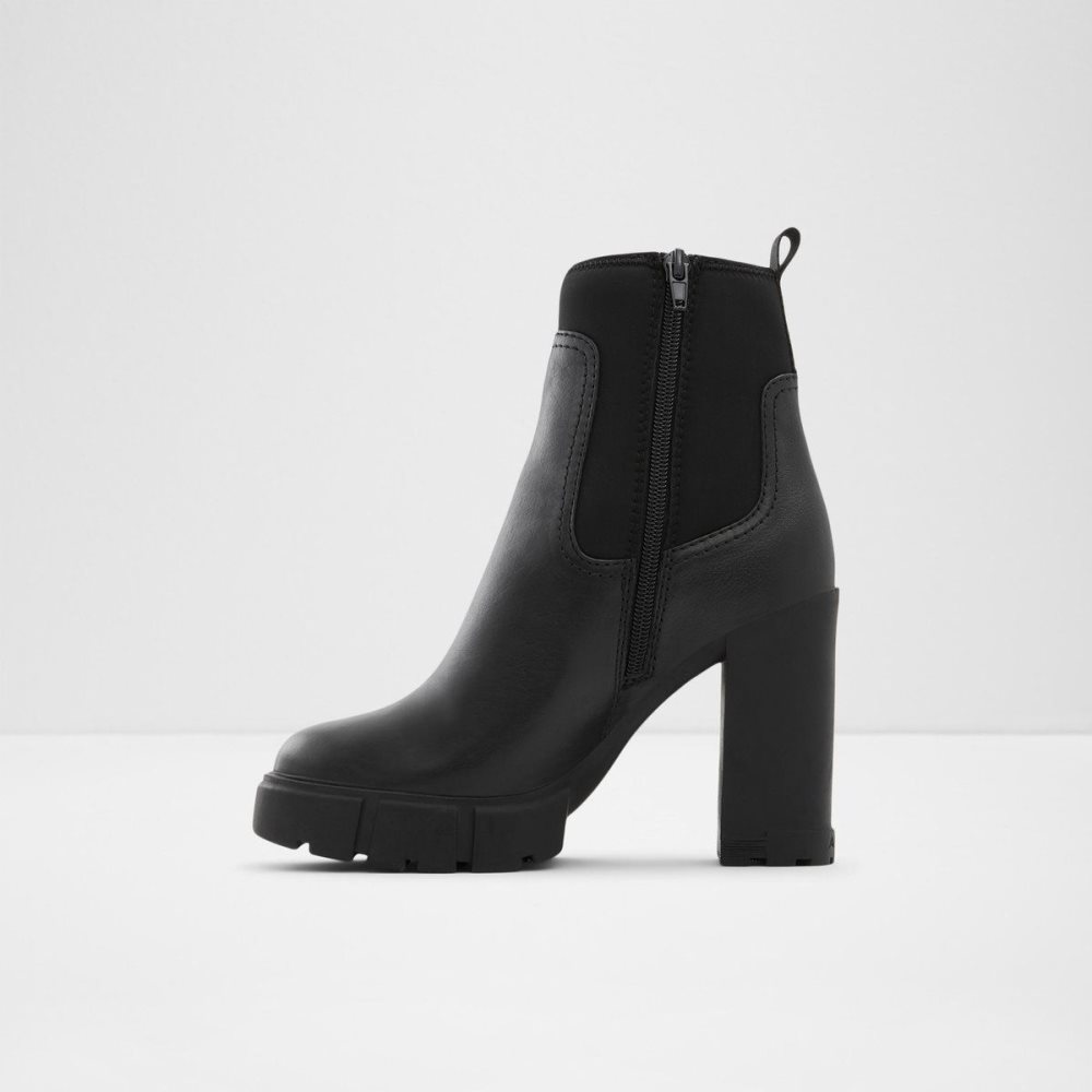 Aldo Bolder Ankle boot - Lug sole Chelsea Bot Kadın Siyah | OPZS57813