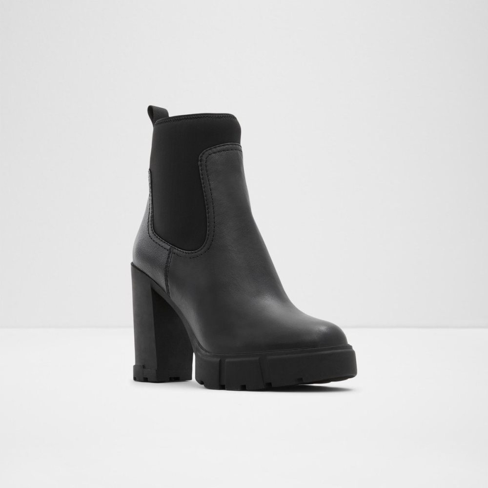 Aldo Bolder Ankle boot - Lug sole Chelsea Bot Kadın Siyah | OPZS57813