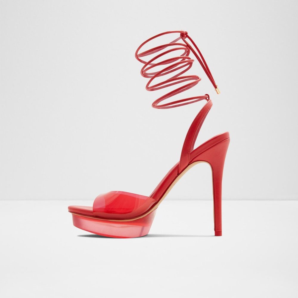 Aldo Bossis Heeled sandal - Stiletto heel Platform Ayakkabı Kadın Kırmızı | IVEC53174