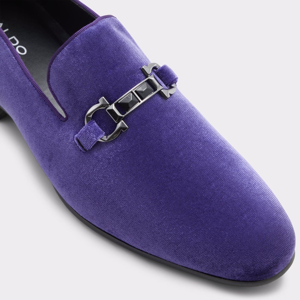 Aldo Bowtie Loafer Makosen Ayakkabı Erkek Koyu Mor | VTXS36407