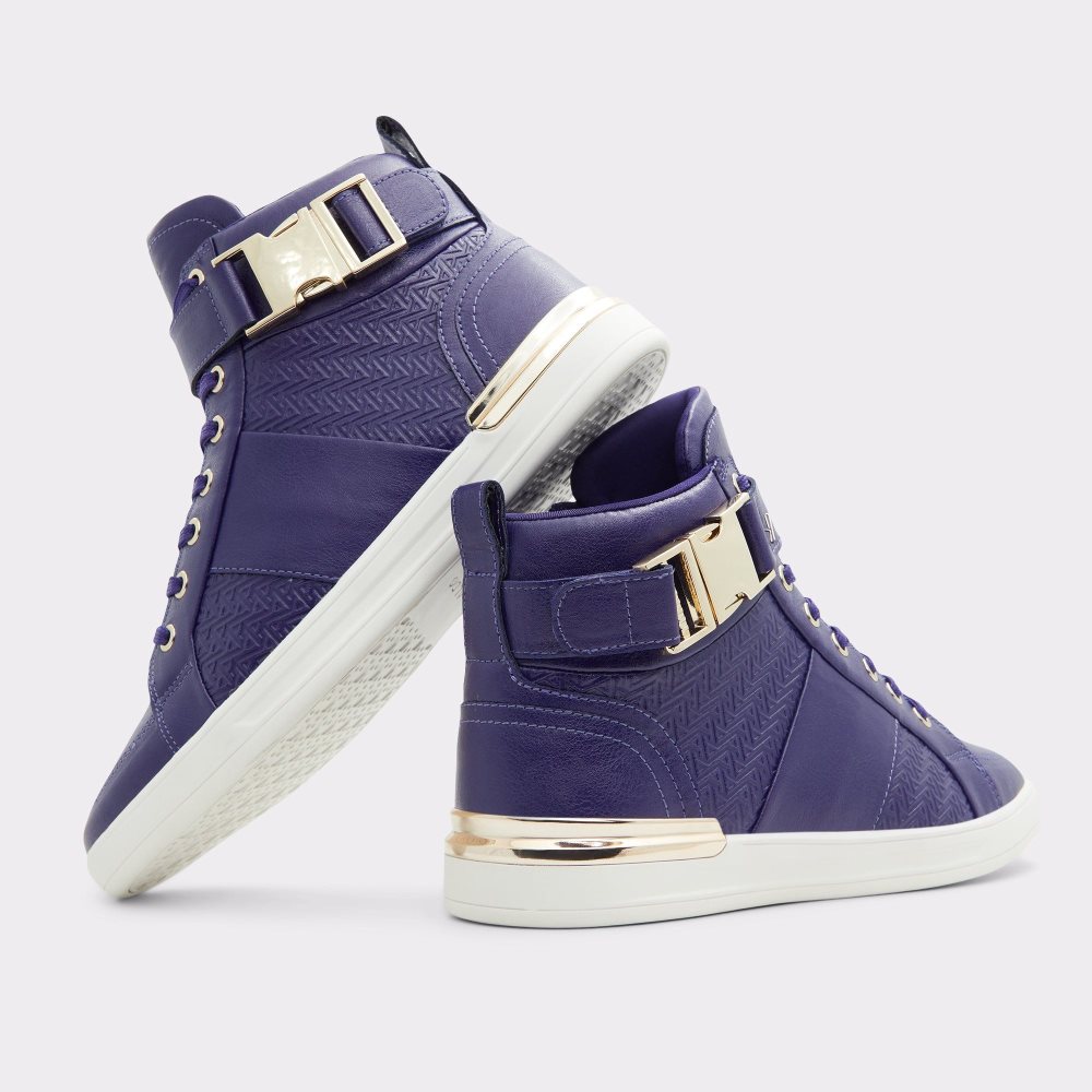 Aldo Brauerr High top sneaker - Cup sole Spor Ayakkabı Erkek Koyu Mor | KXVO27853