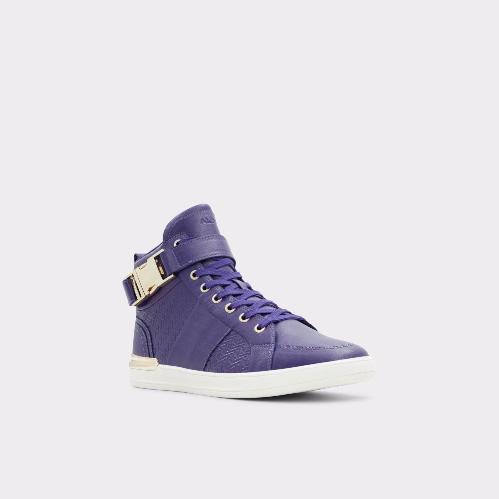 Aldo Brauerr High top sneaker - Cup sole Spor Ayakkabı Erkek Koyu Mor | KXVO27853