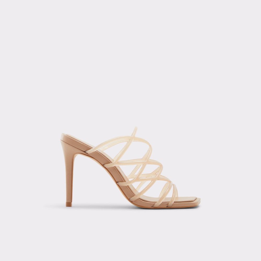 Aldo Brigette Strappy heeled sandal - Stiletto heel Sandalet Kadın Bej Rengi | PFSC45372