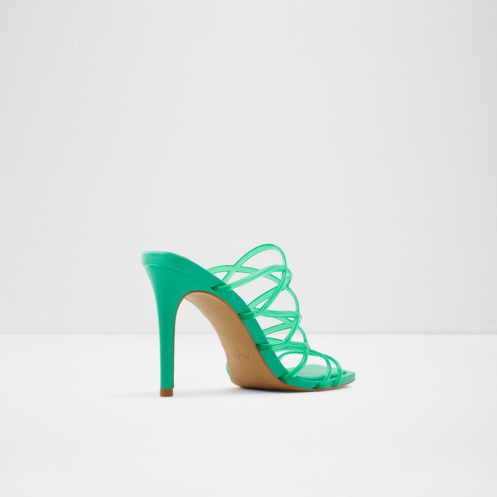 Aldo Brigette Strappy heeled sandal - Stiletto heel Sandalet Kadın Yeşil | TMFX37694