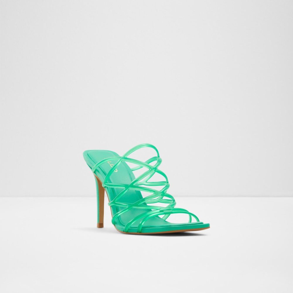 Aldo Brigette Strappy heeled sandal - Stiletto heel Sandalet Kadın Yeşil | TMFX37694